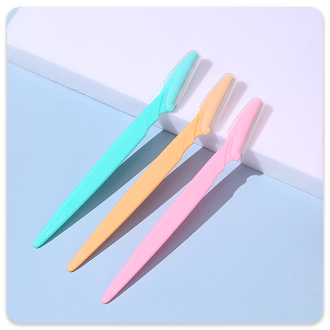 پک ۳تایی تیغ اصلاح صورت و ابرو تینکل| مدل Shaper(شیاردار)