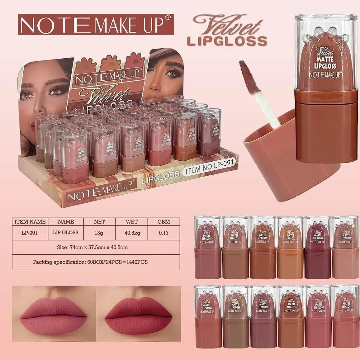 رژ لب مایع NOTE Makeup - Image 3