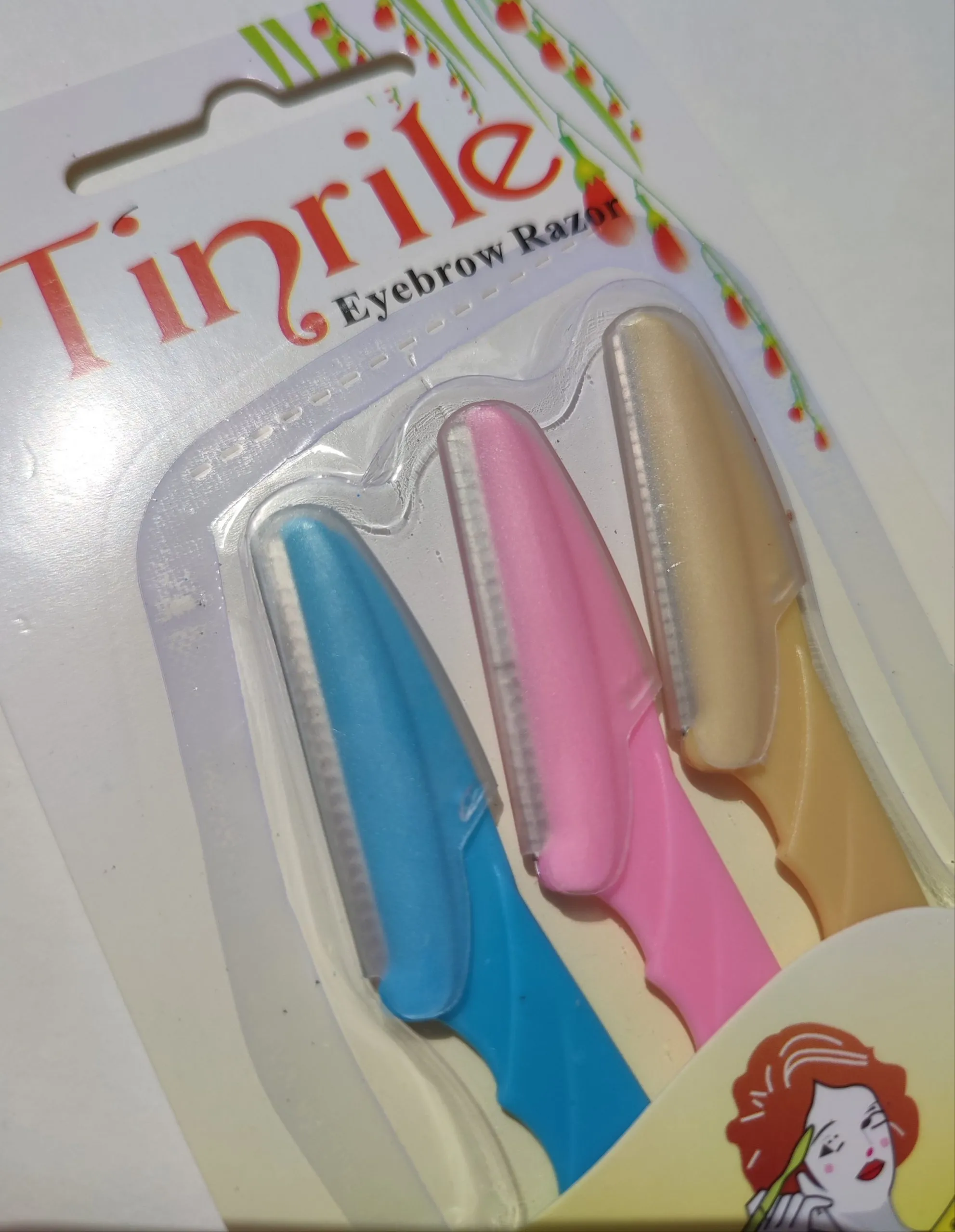 پک ۳تایی تیغ اصلاح صورت و ابرو تینکل| مدل Shaper(شیاردار) - Image 6